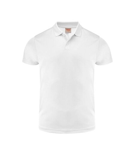 Polo Smash Homme Blanc Printer RED