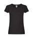Fruit of the Loom Womens/Ladies Original Lady Fit T-Shirt (Black)