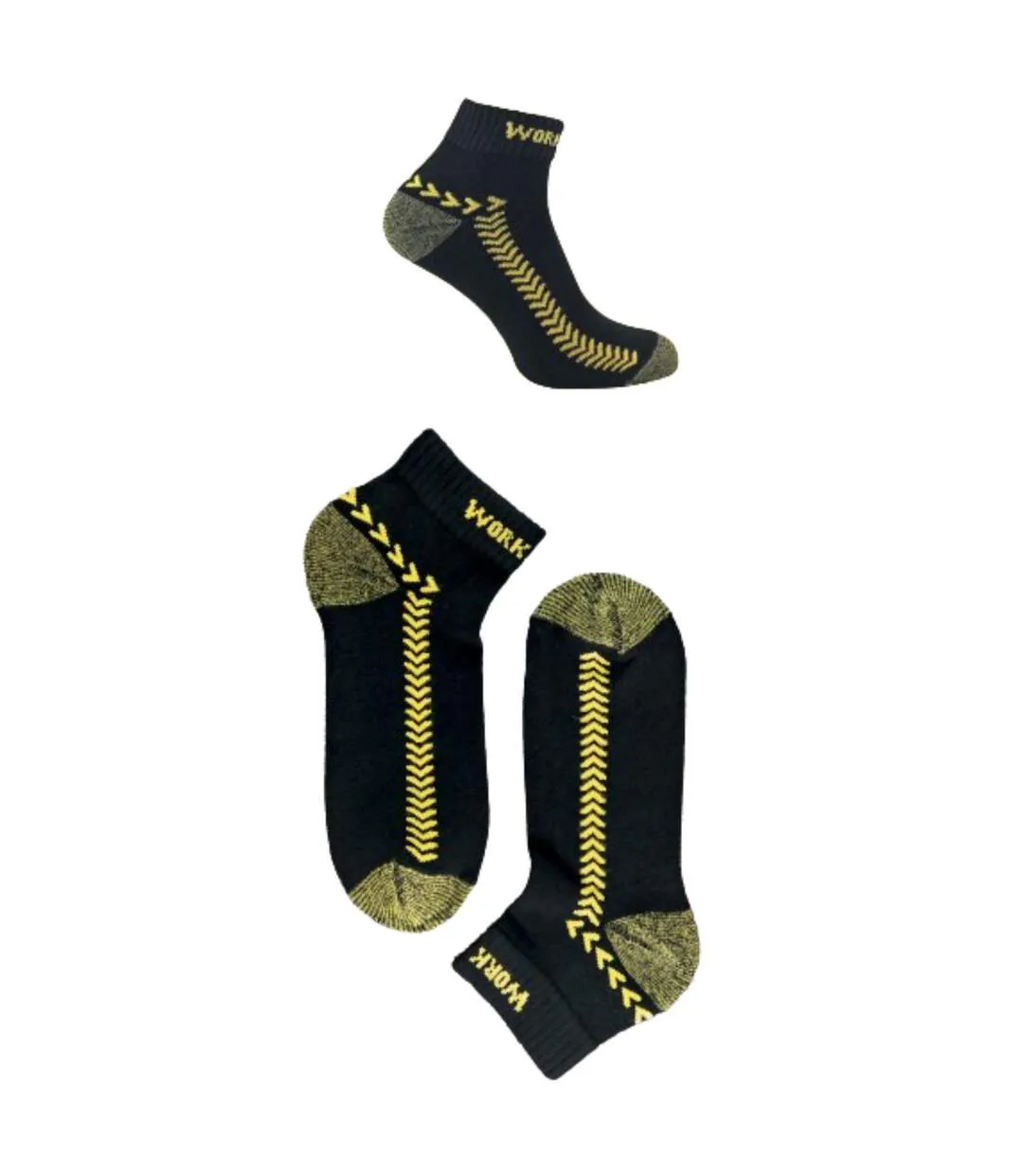 6 Paires Chaussettes de Travail Homme Coton Basses-3