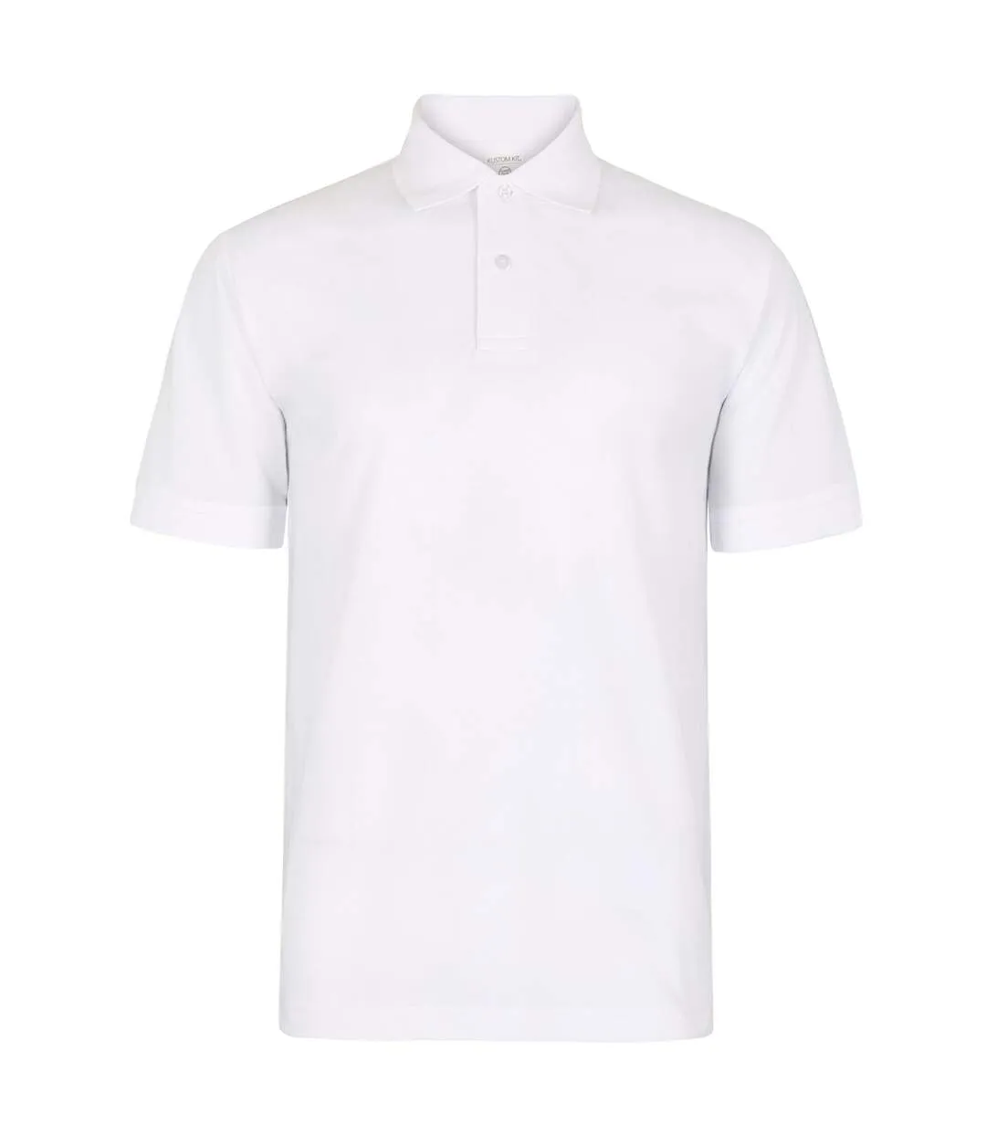 Mens Recycled Superwash 60c Polo Shirt White Kustom Kit-1