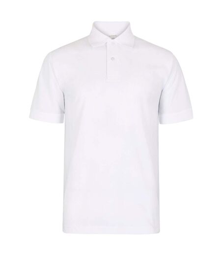 Mens Recycled Superwash 60c Polo Shirt White Kustom Kit