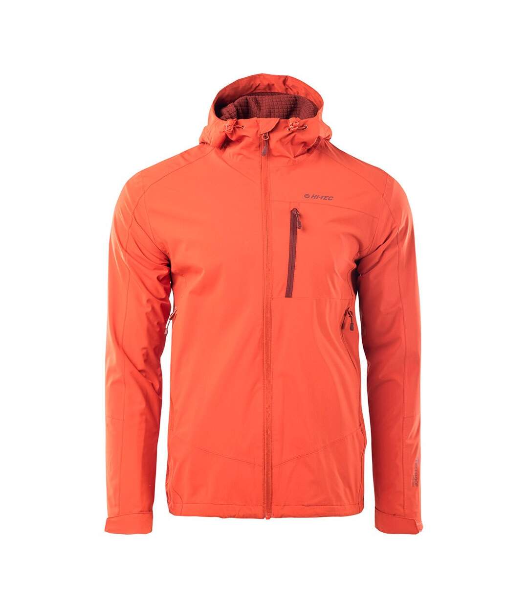 Mens toman hooded jacket rooibos tea/fired brick Hi-Tec-1