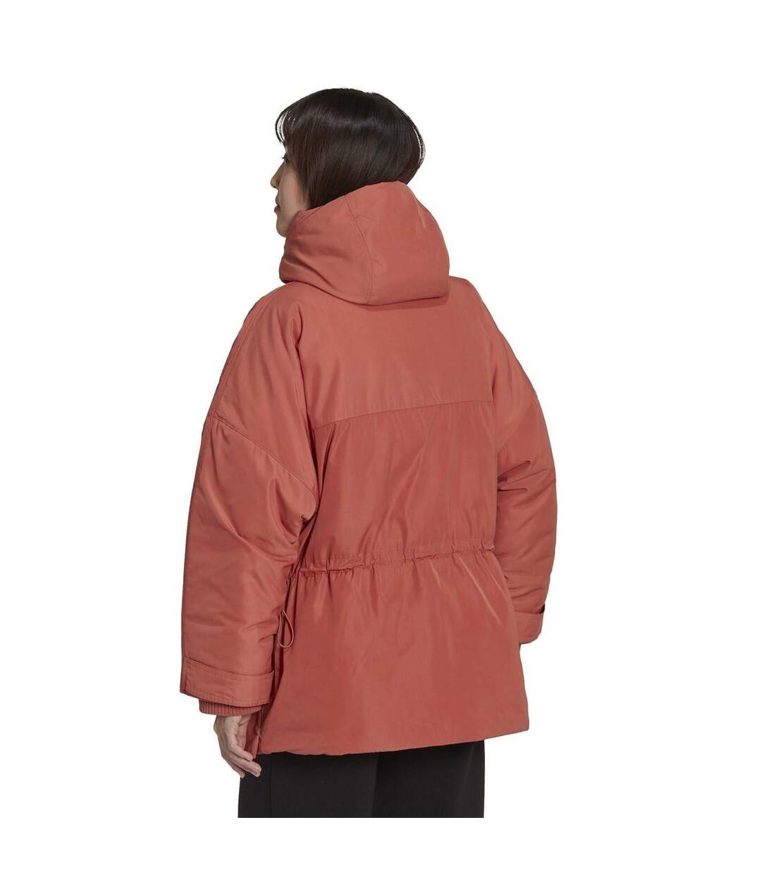Womens/ladies Originals Parka Burgundy Adidas-3