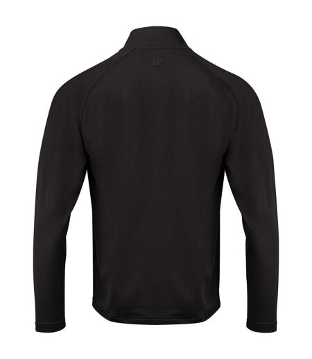 Mens Adapt Full Zip Fleece Jacket Black Cutter & Buck