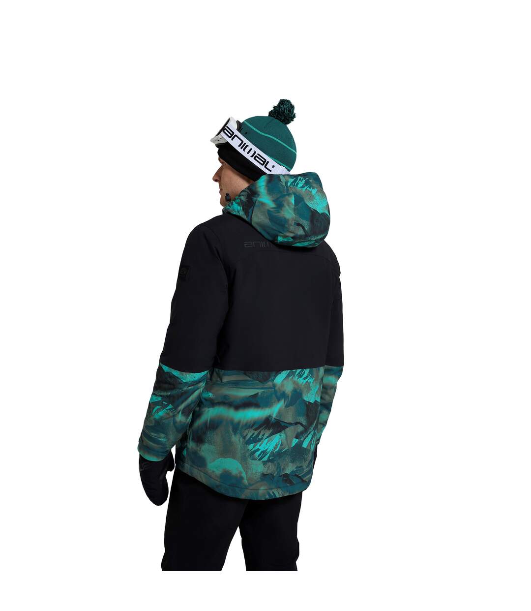 Blouson de snowboard cruise homme vert Animal Animal