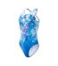 Aquawave Womens/Ladies Salava Floral One Piece Bathing Suit (Sky Diver/Hibiscus) - UTIG142
