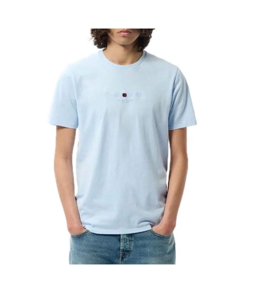 T-shirt bleu clair homme teddy smith tjim-1