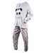 Pyjama Femme Long SWEET SECRET Q1550 POLAIRE GRIS