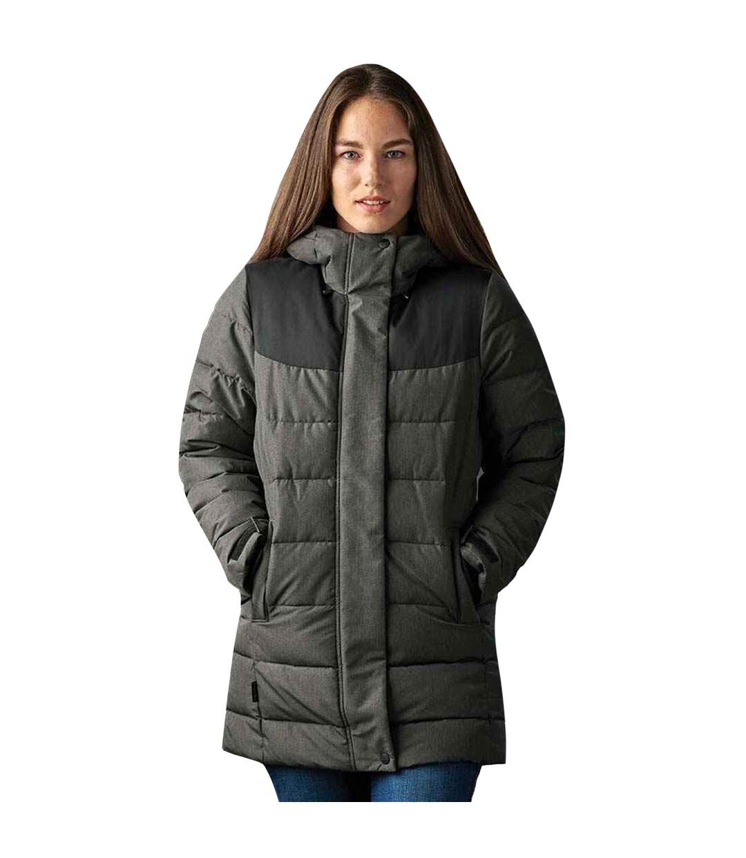Womens/ladies Oslo Hd Parka Grey Heather Stormtech-1