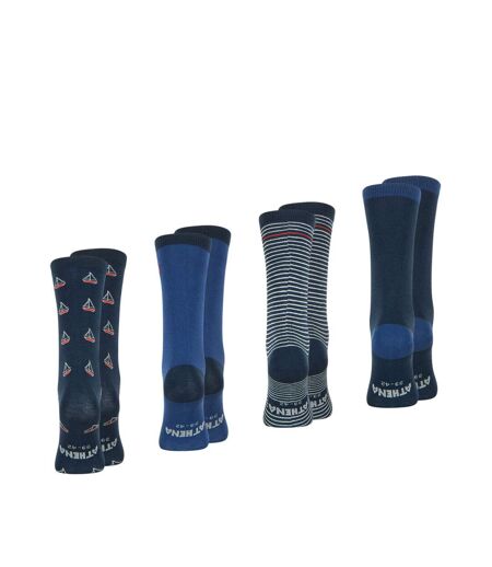 Lot de 4 paires de chaussettes mi-hautes homme Ecopack