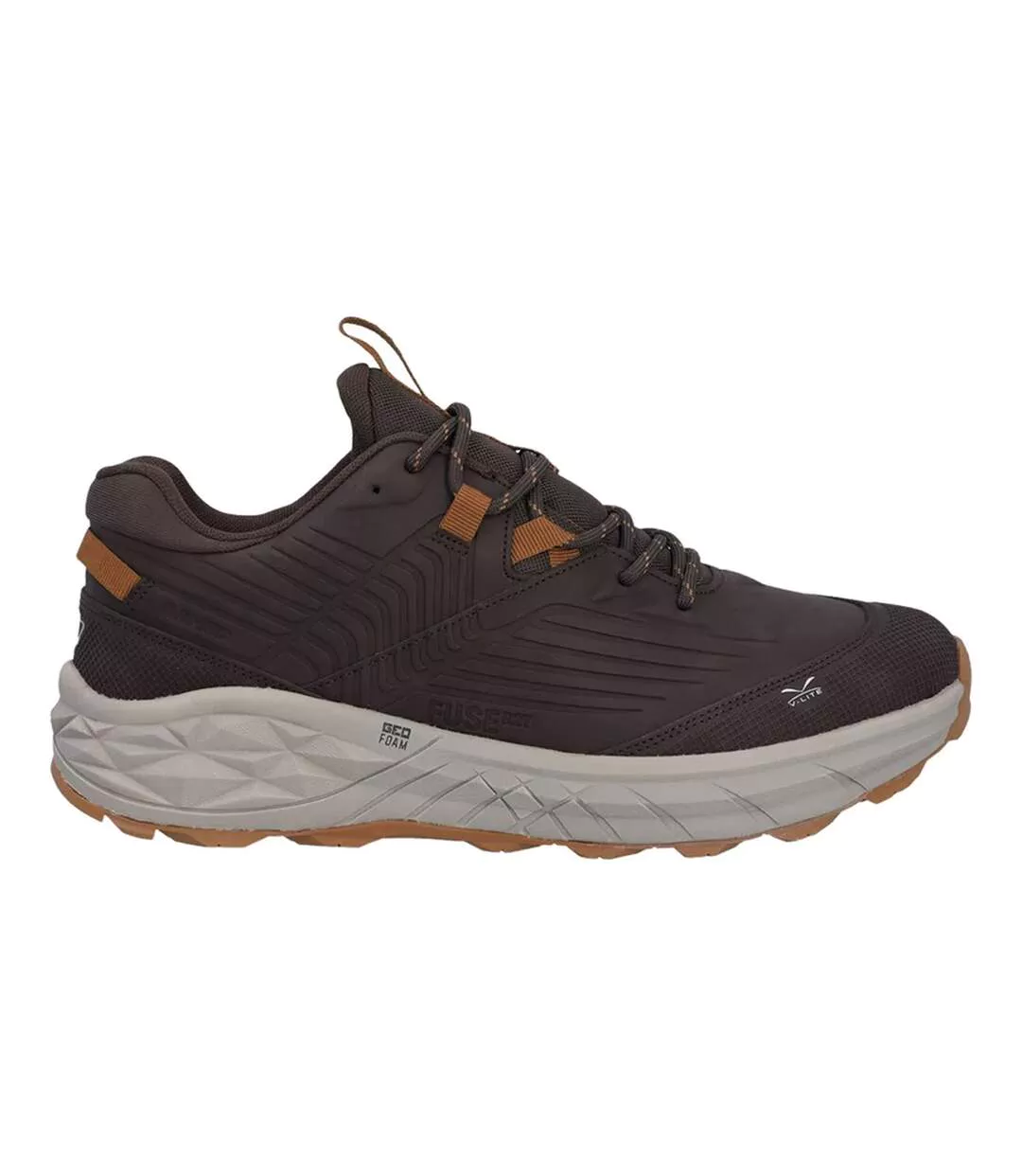 Chaussures De Marche Fuse Trek Homme Marron Foncé Marron Hi-Tec-4