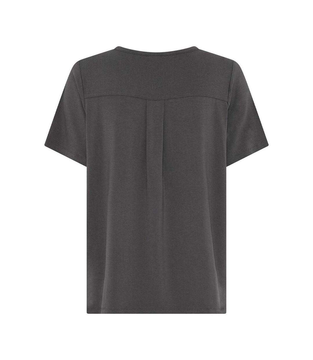 Womens/ladies Bea Plain T-shirt Brown CCDK Copenhagen-2