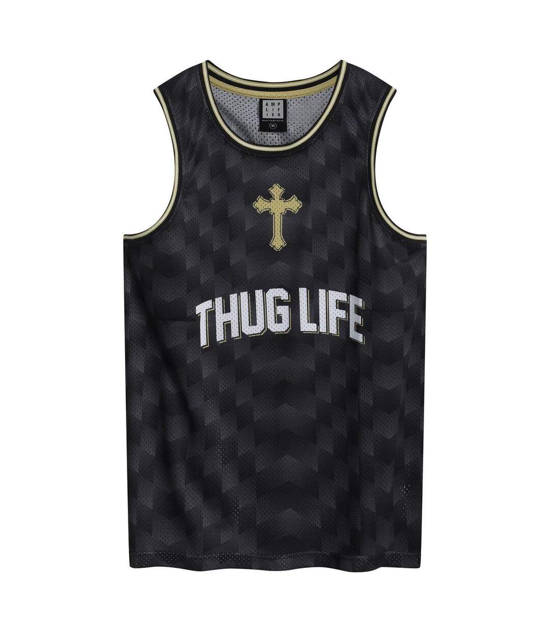Maillot de basket homme noir Amplified-1