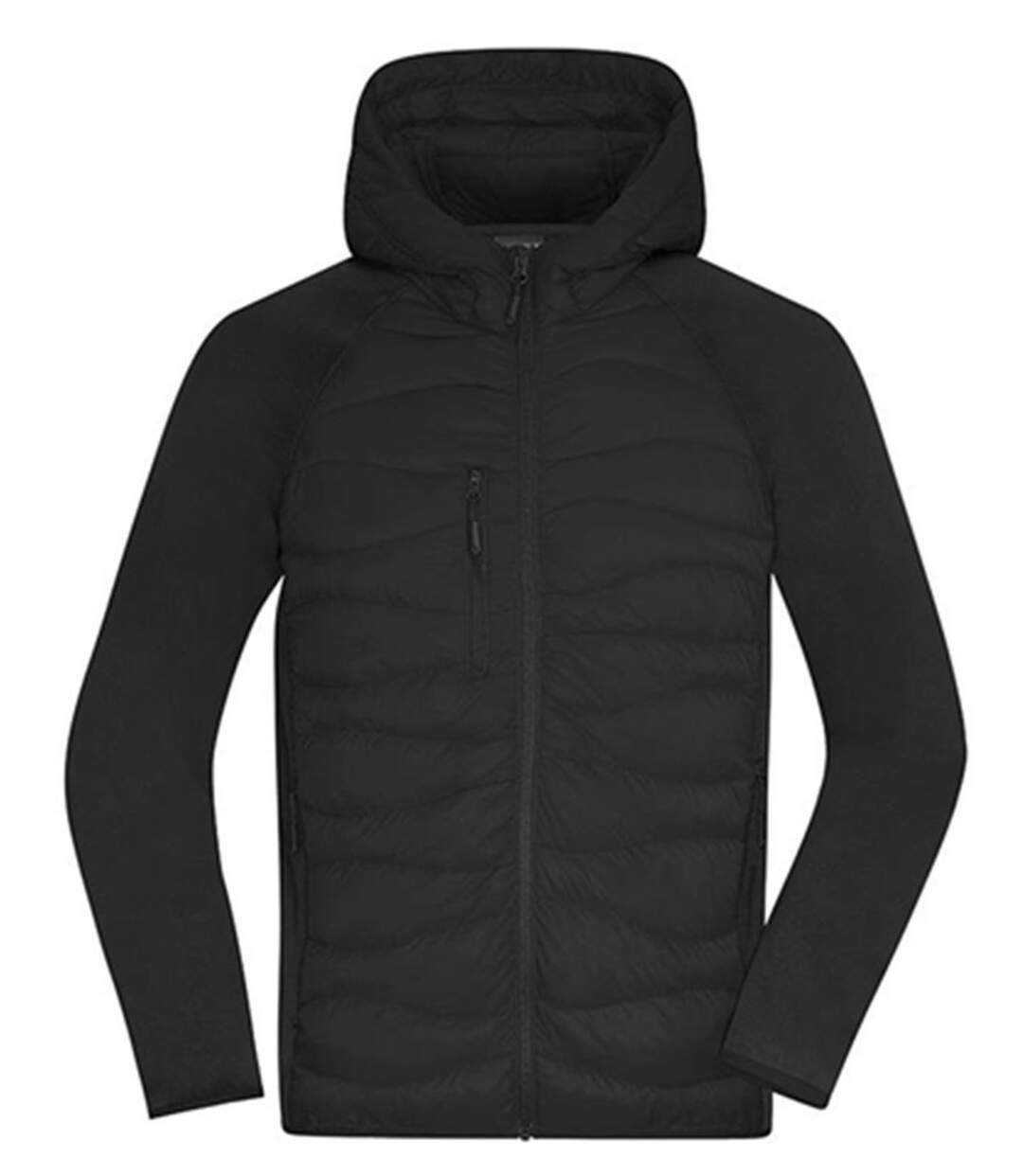 Doudoune hybride homme - JN1330 - noir-1