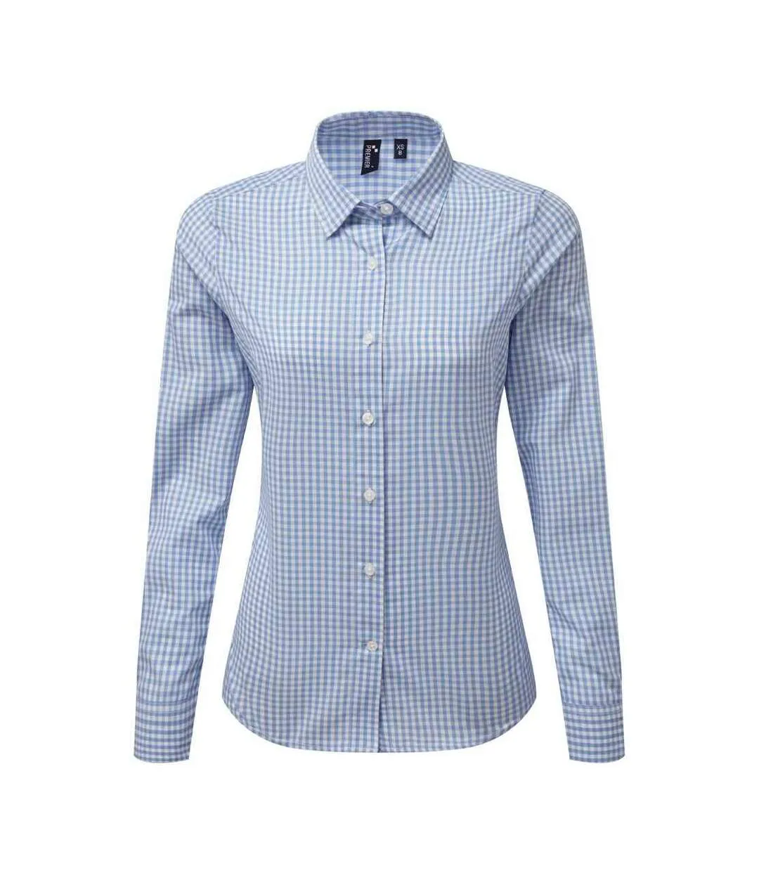 Chemisier Maxton Femme Bleu Clair Blanc Premier-1