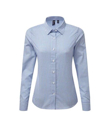 Chemisier Maxton Femme Bleu Clair Blanc Premier