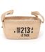 Panier de rangement 4L en jute avec anses-1