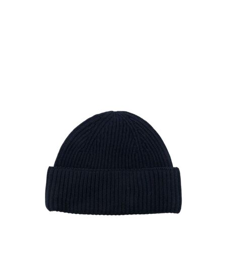 Unisex Adult Fox Virgin Wool Beanie Classic Navy Blue Maison Kitsuné