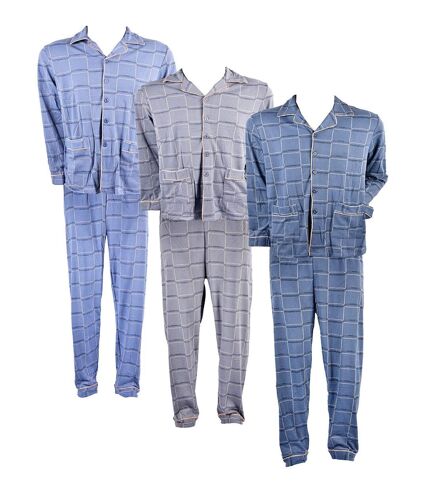 Pyjama OUVERT BOUTONNE ECO 2842 BLEU