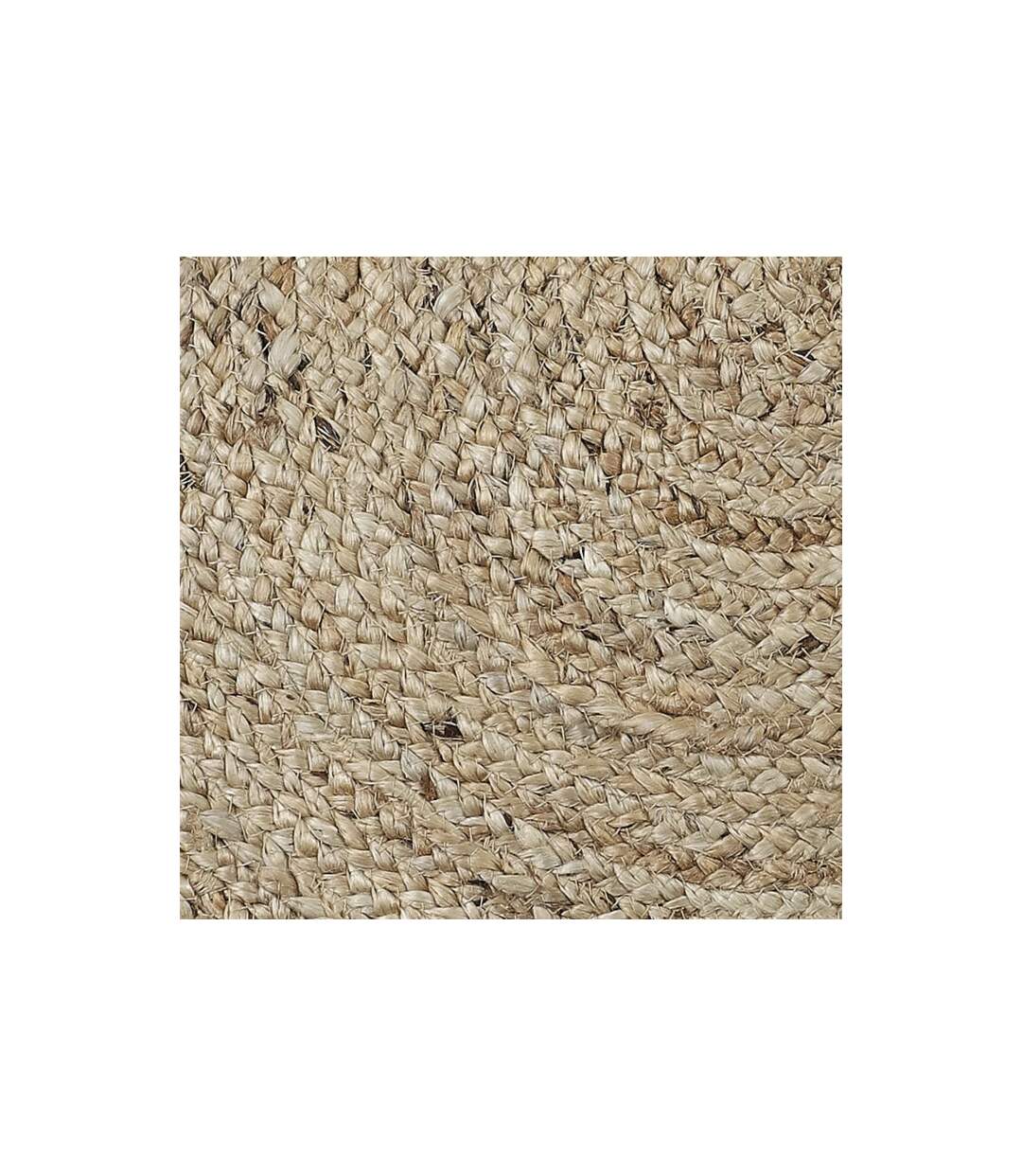 Tapis Rond Déco en Jute Baltimore 80cm Naturel-2