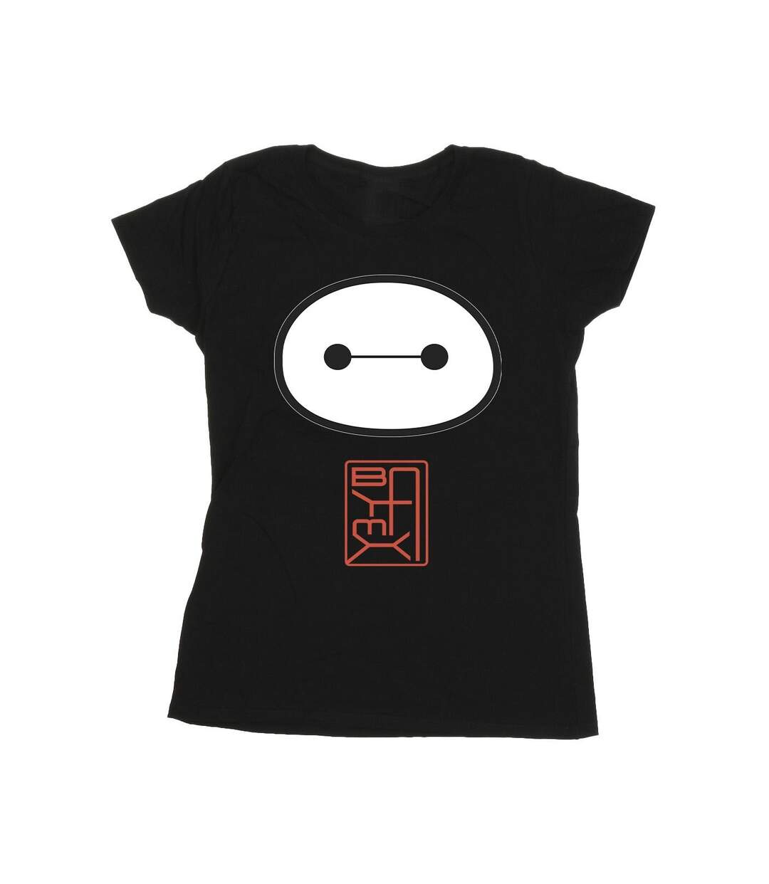 Disney - T-shirt BIG HERO BAYMAX ICON - Femme (Noir) - UTBI13179-1