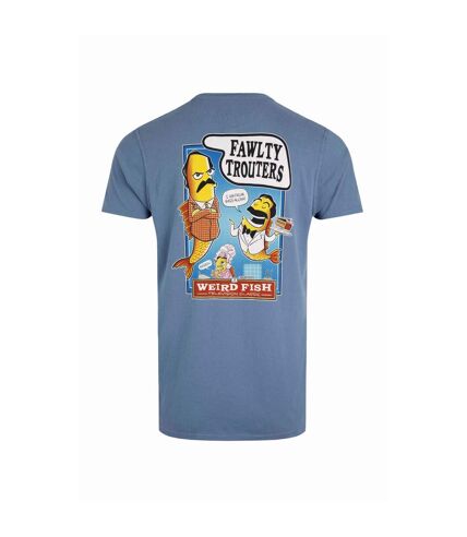 T-shirt fawlty trouters homme bleu Weird Fish