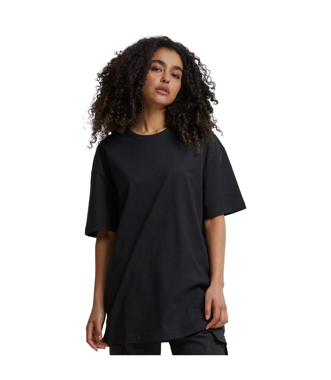 T-shirt Femme Noir Urban Classics-3