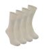 Steven - 4 Paires de Chaussettes Homme Sans Couture en Bambou Douces et Légères-1