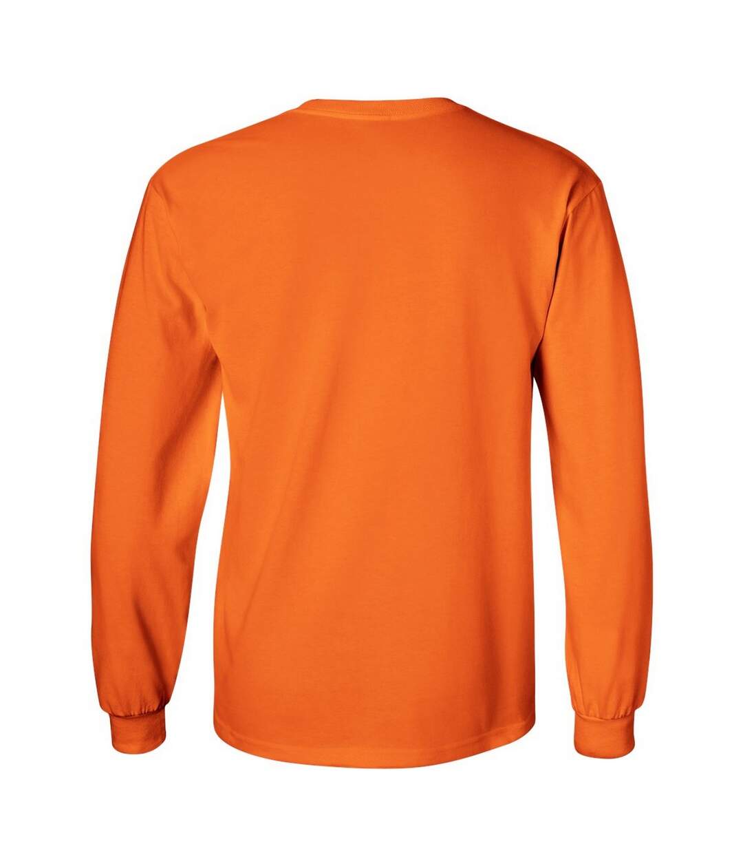 T-shirt uni à manches longues  pour homme orange sécurité Gildan