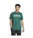 Mens Logo Single Jersey T-shirt College Green Adidas-2