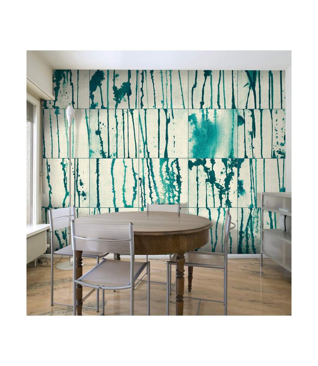 Papier Peint Turquoise Rivers 50x1000cm-1