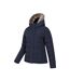 Womens/ladies Comfort Padded Jacket Navy Mountain Warehouse-4