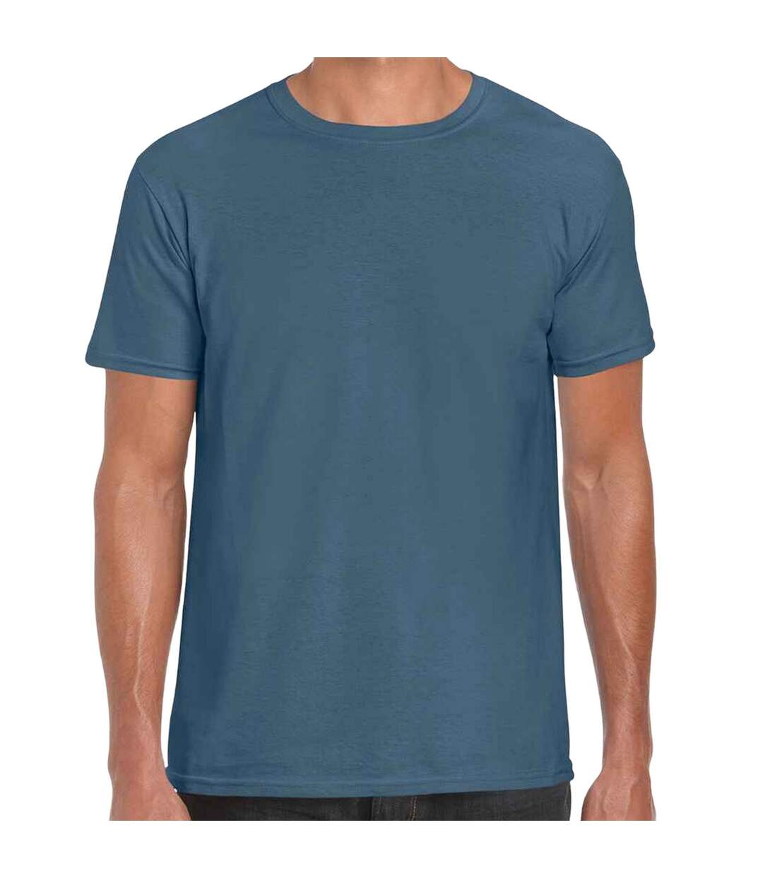 T-shirt manches courtes homme bleu indigo Gildan