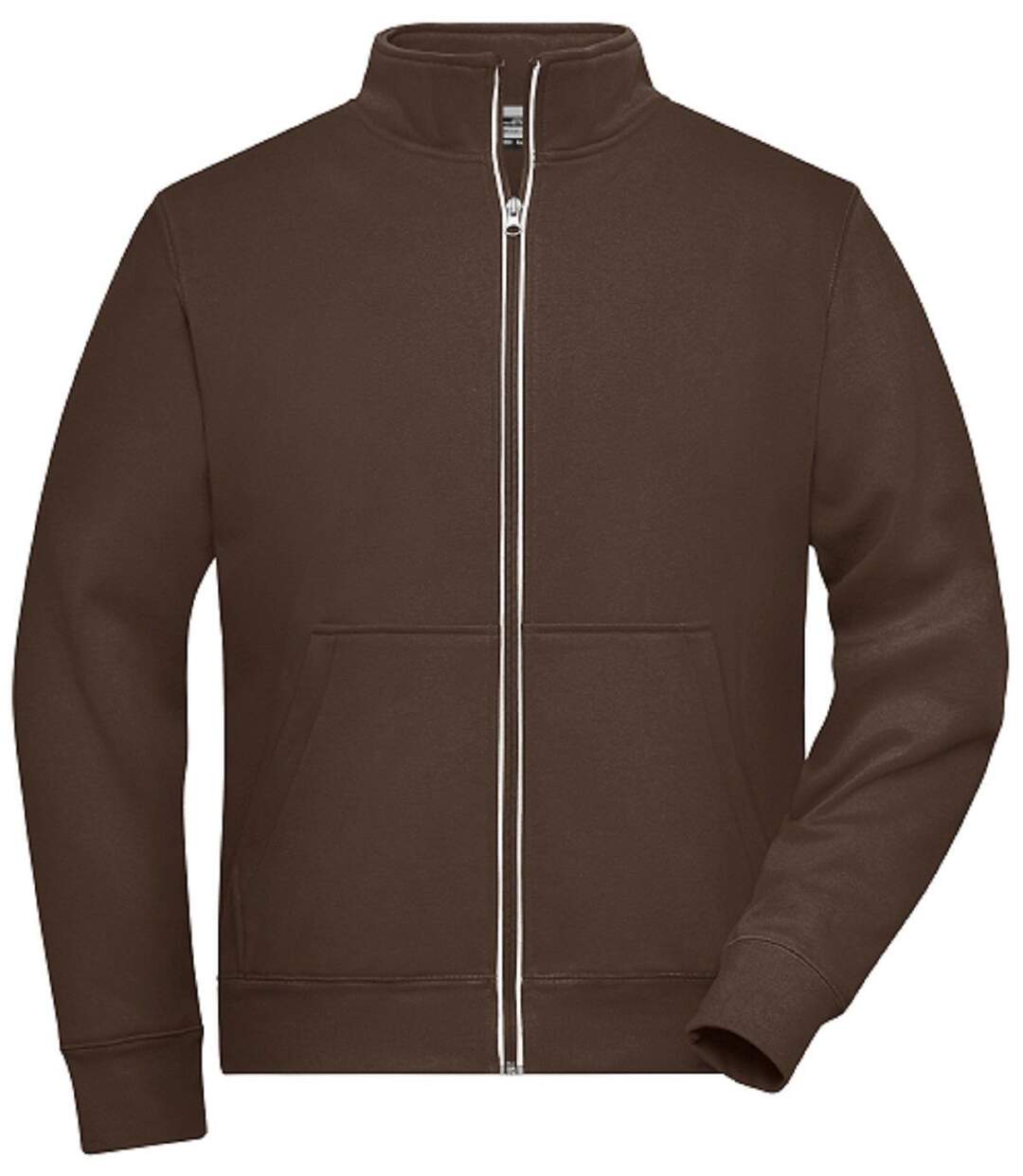 Veste sweat zippée workwear - Homme - JN1810 - marron