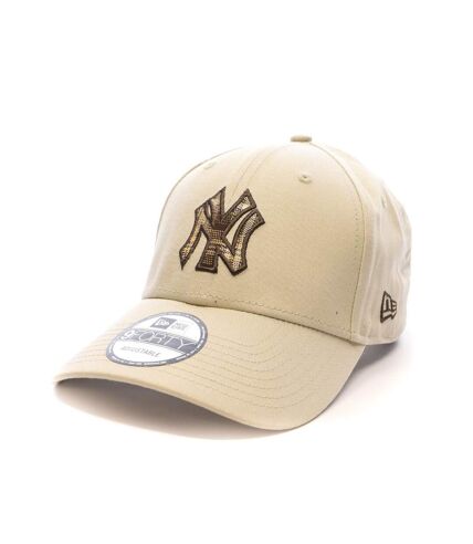 Casquette Beige/Marron Homme New Era Check - OSFM