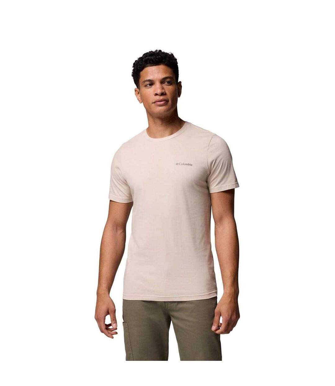 Mens Rapid Ridge Ii Organic Cotton T-shirt Dark Stone Columbia-2
