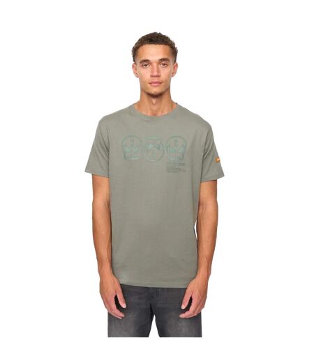 Mens Deltamans T-shirt Dark Olive Duck And Cover