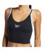 Débardeur Noir Femme Reebok Cl Wde Strappy Rib Tank - XL