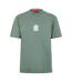 T-shirt Motif/style Logo Flamme Homme Vert Hugo-1