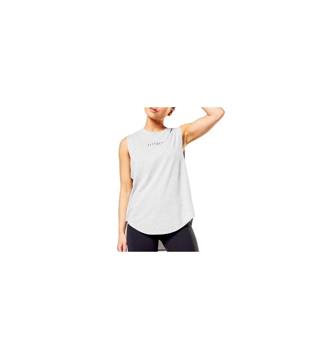 Débardeur Motif/style Signature Femme Gris Elle-1