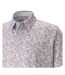 Chemisette de Golf Grise à Motifs Homme Puma Florals - S