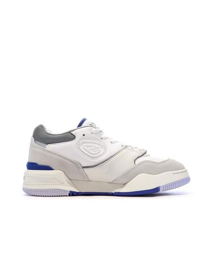 Baskets blanc/bleu homme lacoste lineshot 124