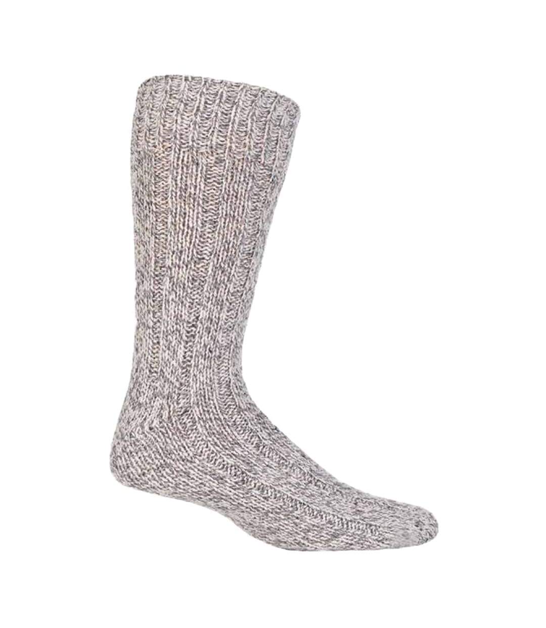 3 Paires Chaussettes de Travail Homme Tricot Laine