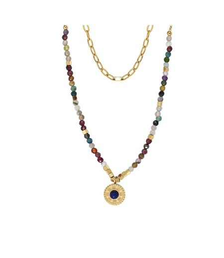 Collier bleu/violet femme clio blue co3938sd