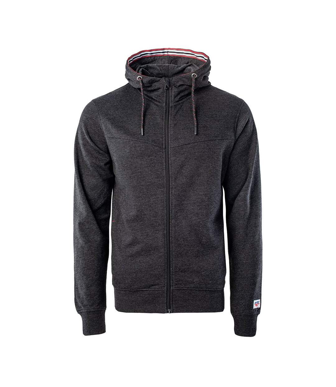 Veste À Capuche Sabarin Homme Noir Chiné Hi-Tec-1