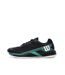 Baskets noires/turquoises homme wilson rush-1