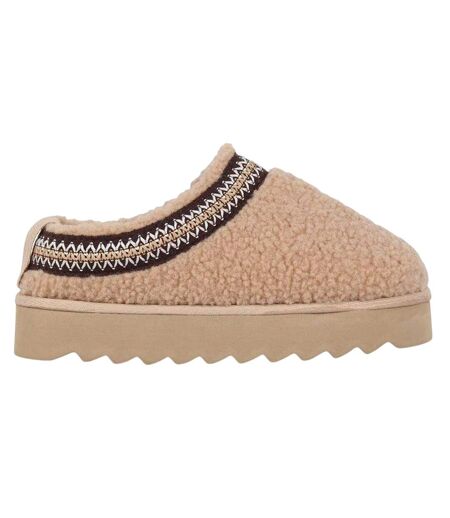 Chaussons Mules Femme Beige SoulCal