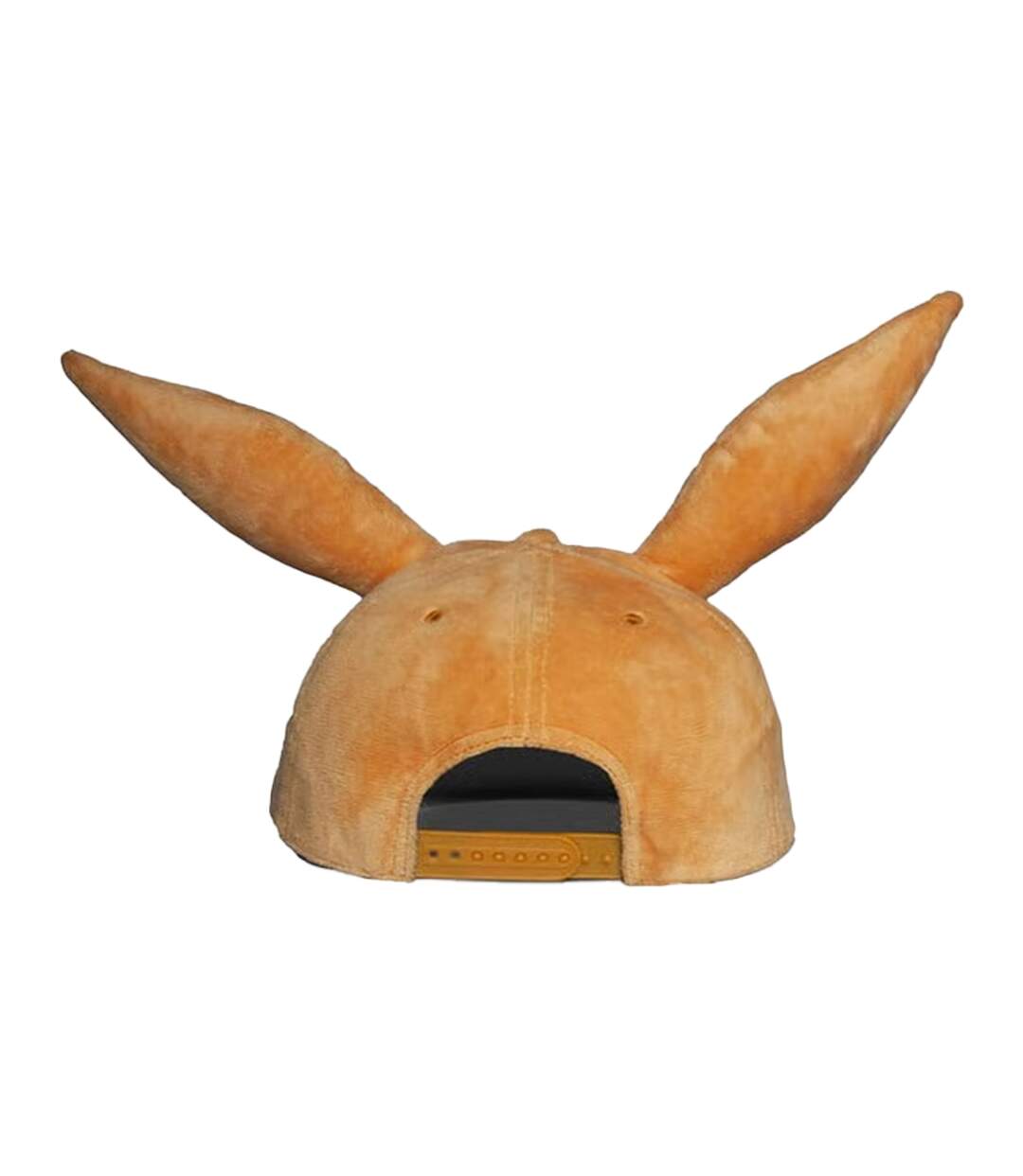 Casquette Ajustable Motif Évoli Adulte Marron Pokemon-2