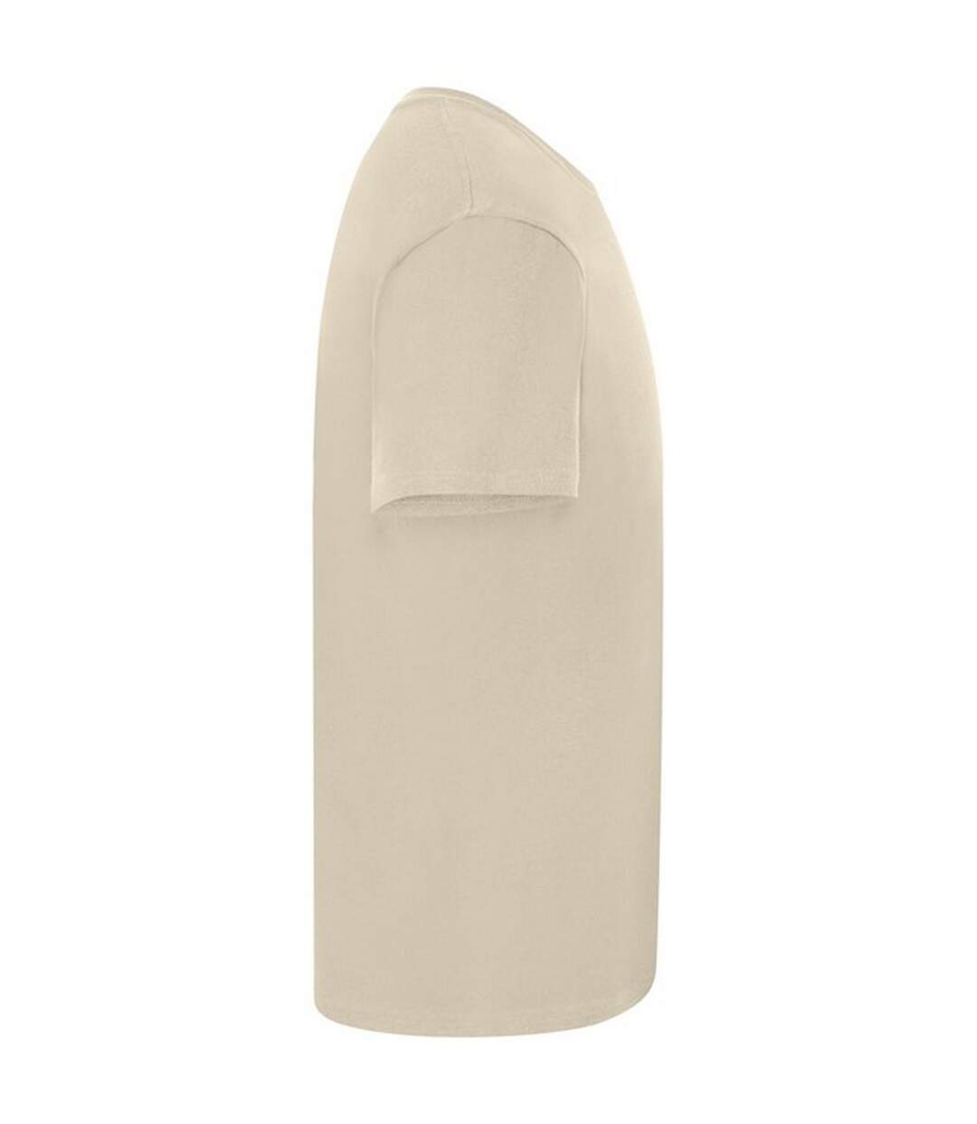 T-shirt Manches Courtes Homme Beige Casual-4