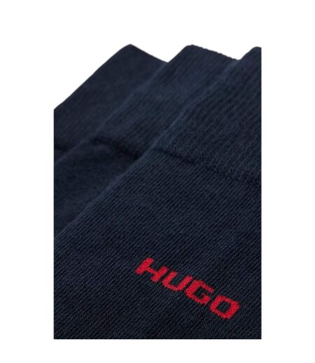 Lot De 3  Socquettes Homme Bleu Foncé Hugo